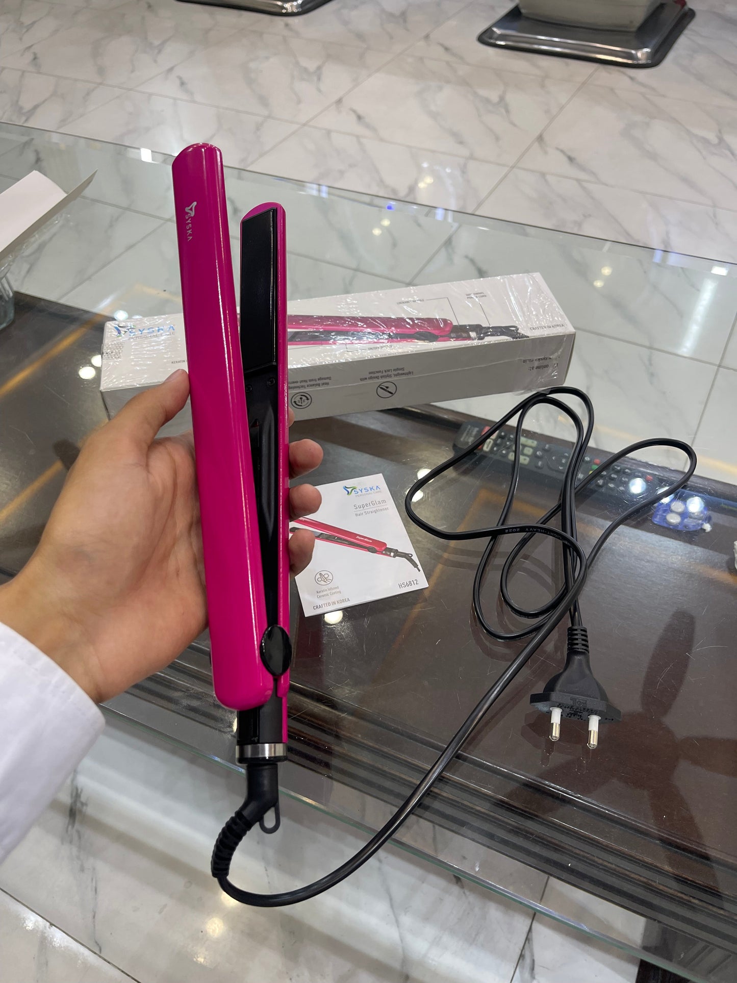 SYSKA 2 in 1 SuperGlam Hair Straightener