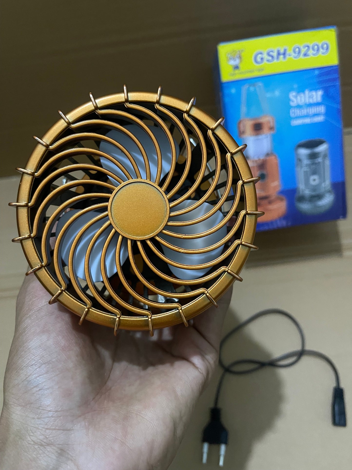 Multi Purpose Solar Light with Fan & Power Bank