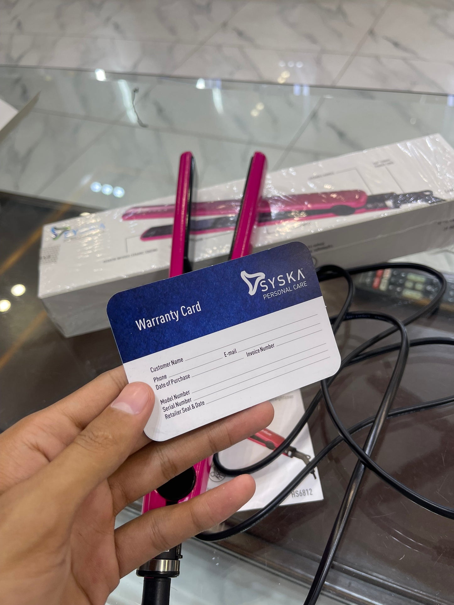 SYSKA 2 in 1 SuperGlam Hair Straightener
