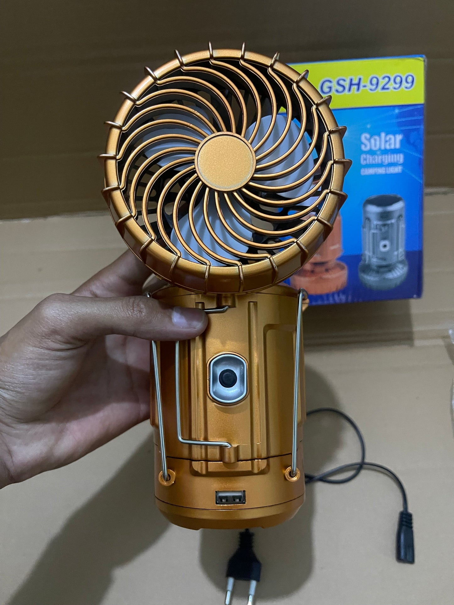 Multi Purpose Solar Light with Fan & Power Bank