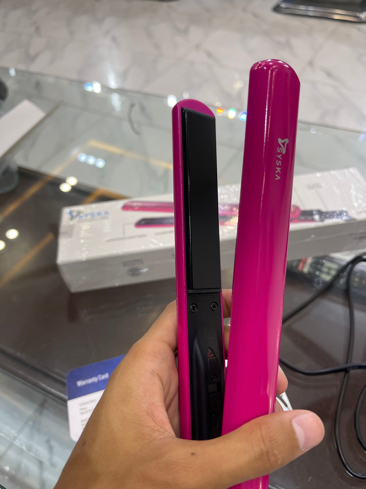 SYSKA 2 in 1 SuperGlam Hair Straightener