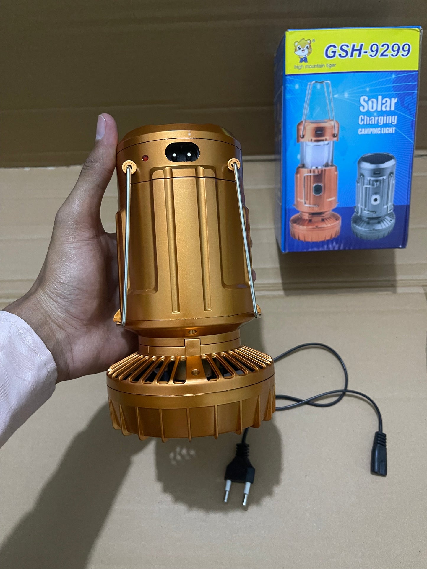 Multi Purpose Solar Light with Fan & Power Bank