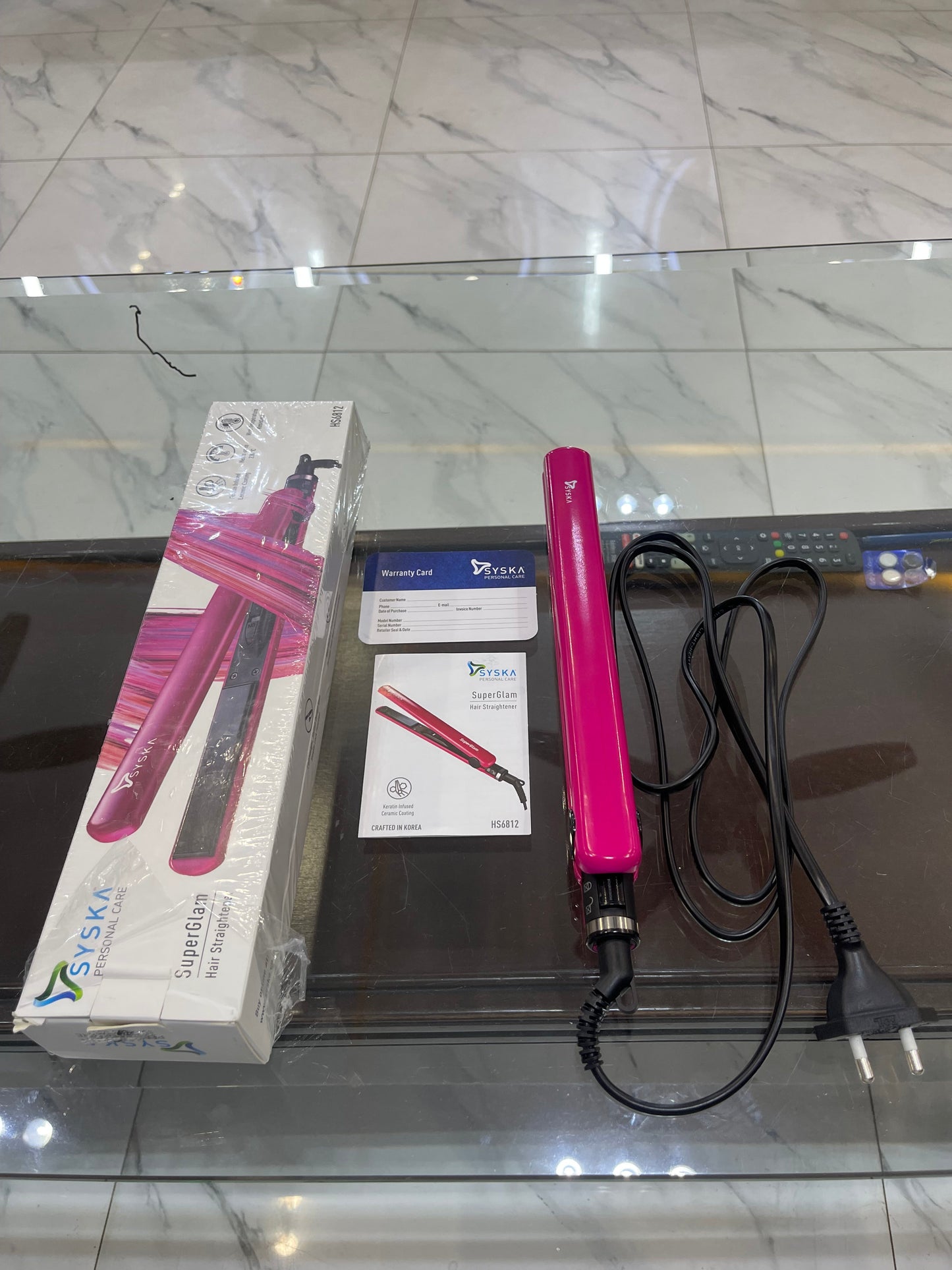 SYSKA 2 in 1 SuperGlam Hair Straightener