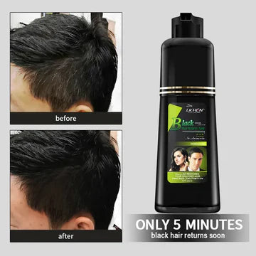 Lichen Hair Color Gel Shampoo for Men & Women