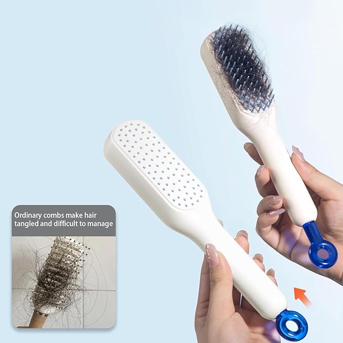 TopLandMart™- Self Cleaning Hair Brush