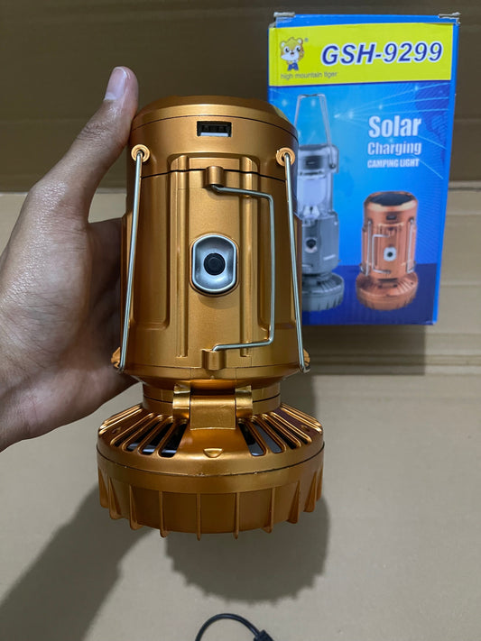Multi Purpose Solar Light with Fan & Power Bank