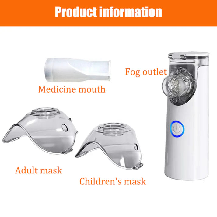 Portable Mesh Nebulizer For Adults & Kids