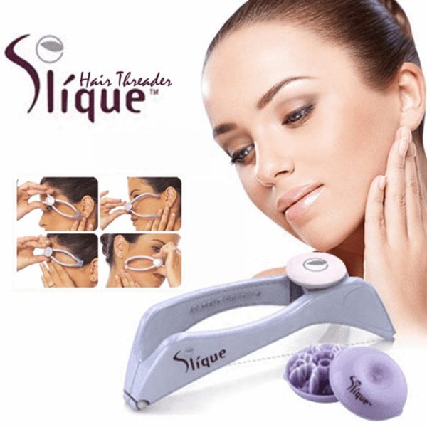 Slique Facial Hair Remover Depilador Diy Hair Spring Threading Epilator For Lip And Eyebrow